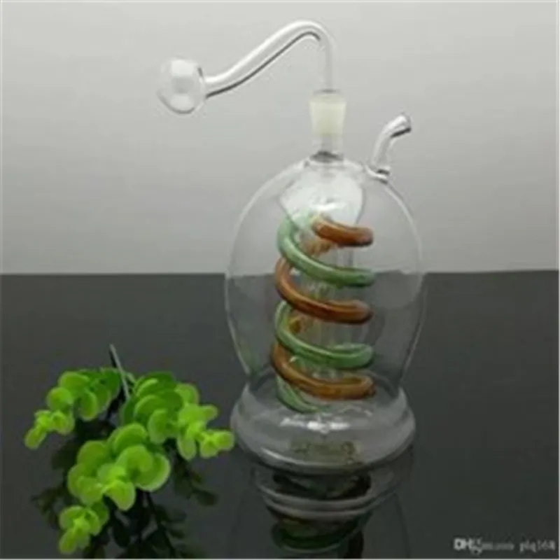 Grote buik zijden glazen sigaretten Kettle groothandel Bongs Olie brander Pijpen Waterpijpen Glazen pijpolie Rigs Rooking