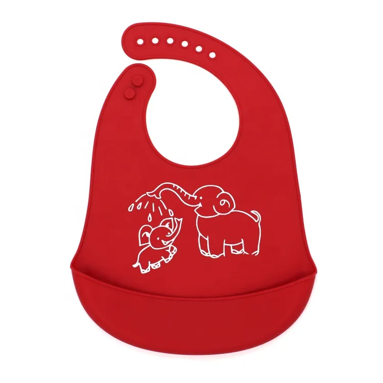 Red baby bibs discount