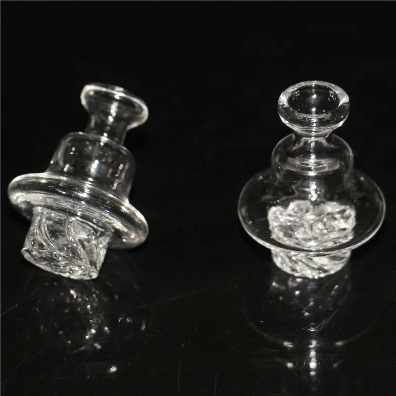 Glass Carb Cap Quartz Colorful Smoking Cyclone Spinning Bubble Caps for spin Thermal banger Nail Rig bowl Water Pipe bong