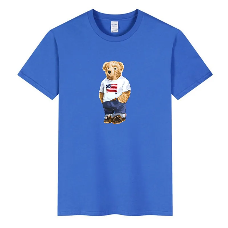 Mens polo shirt with bear logo cheap
