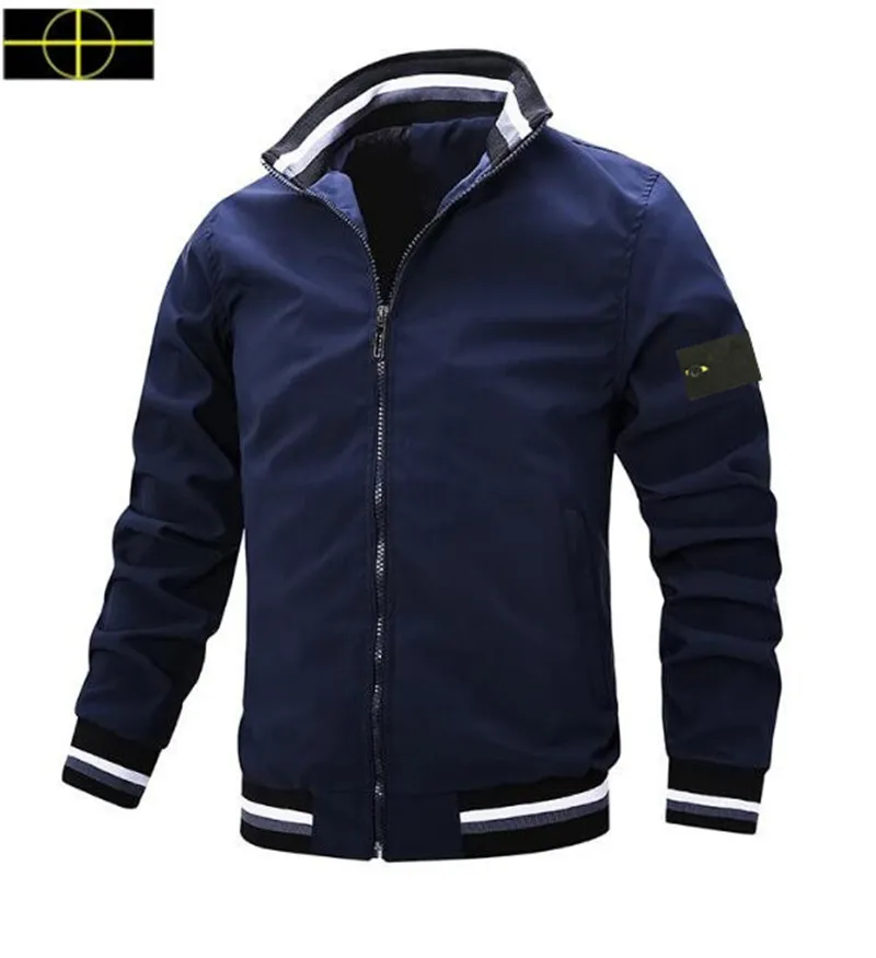 Stone Jacket Island Plus Size Mantel Designer Herren CP Jacke Frühling Herbst Oberbekleidung Jacken Sport Trenchcoat Lässiger Reißverschluss Herren Oberbekleidung Kleidung a61