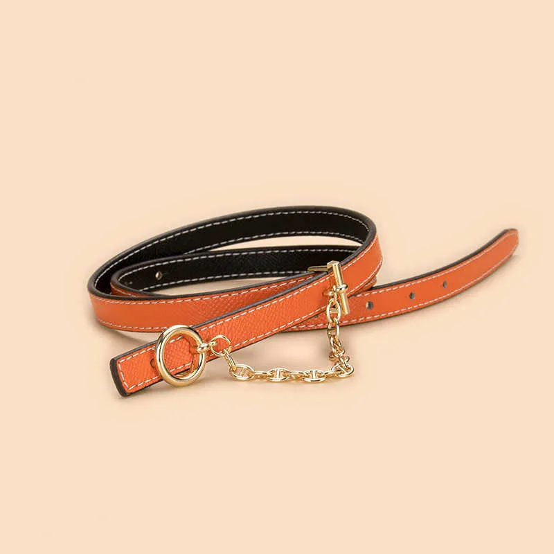 Femmes Marque De Luxe Ceinture De Mode Tout Double Face Boucle Lisse Ceintures Décoratives Top Designer Ceinture Largeur 15mm 11 Types En Option