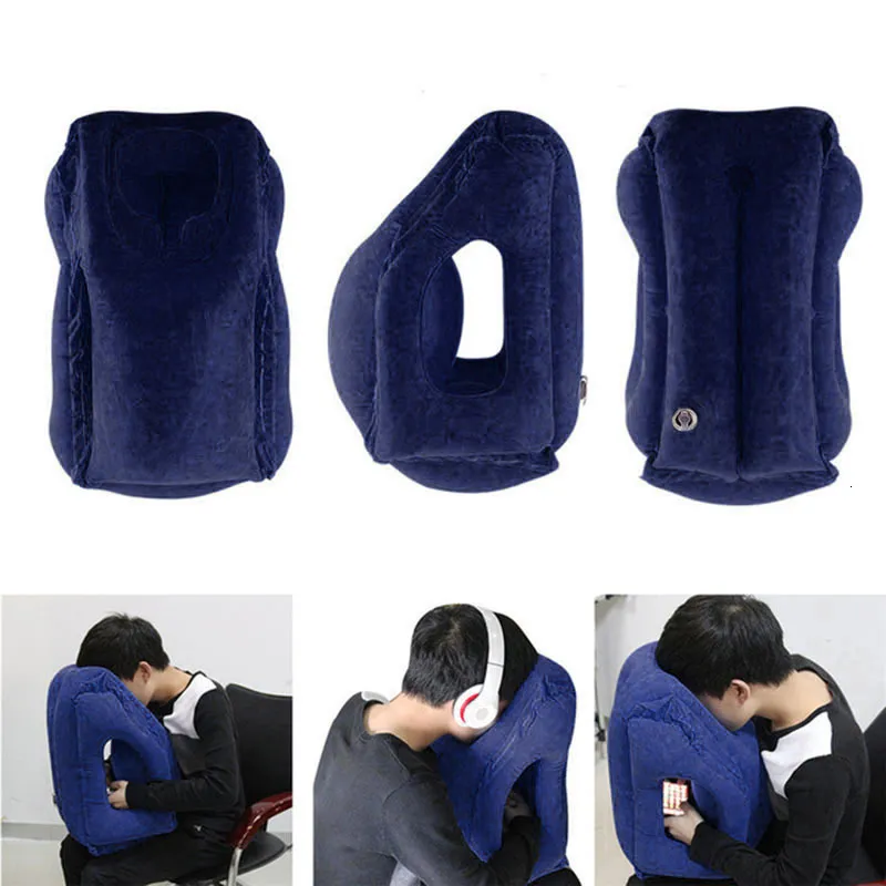 Airplane Neck Head Nap Pillows Travel Pillow Inflatable Air Cushion Nap Rest