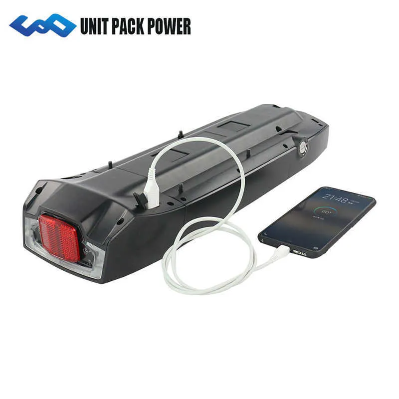 Rear Rack EBike Battery City Mountain 36V 13Ah Lithium Battery 18650 ...