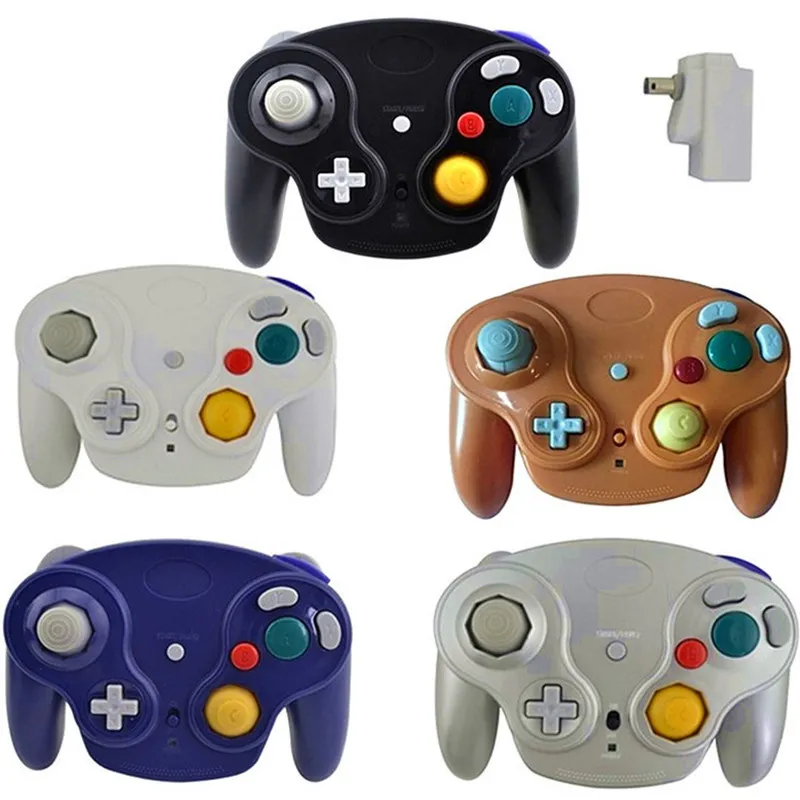 2.4G Wireless Game Controller Gamepad joystick for Nintendo GameCube for NGC Wii with Retail Packing