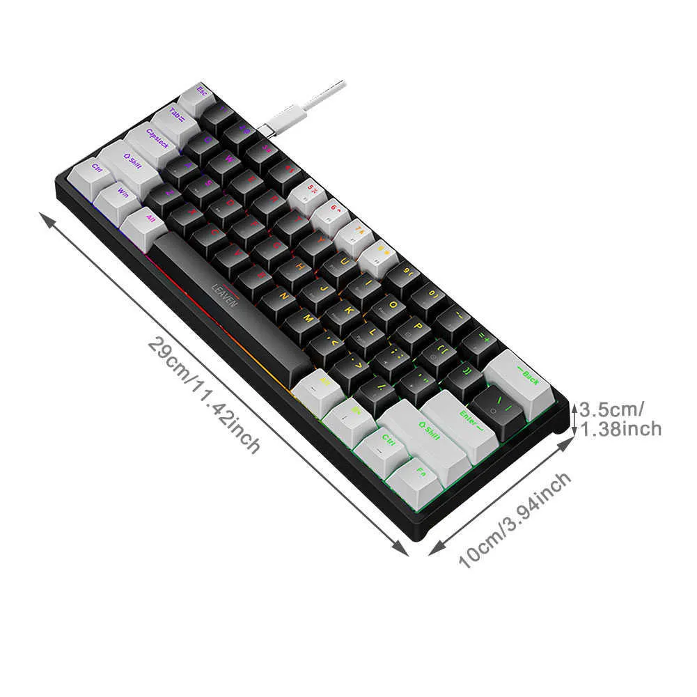 Claviers K620 Clavier De Jeu Mécanique Filaire Touches Hotswap  Rétroéclairées RVB Pour Ordinateur De Bureau À Domicile Du 23,02 € | DHgate