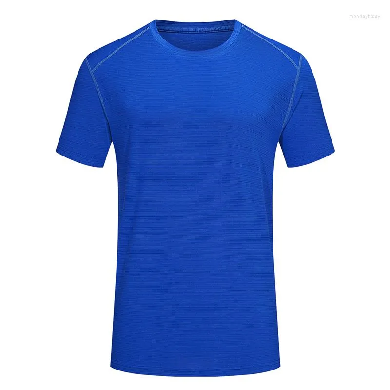 T-shirts pour hommes Multicolore Séchage rapide à manches courtes Chemise de sport Gym Sportswear Respirant Slim Tops T-shirts Hommes Workout Training Fitness Tees