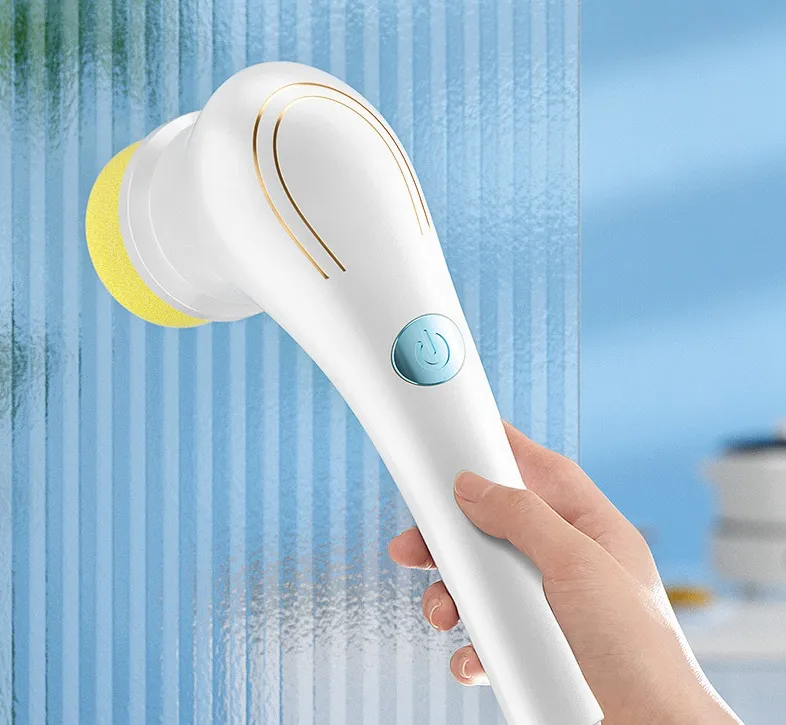 Multi-functional cleaning electric cleaning brush 5 portable kitchen household dishwasher, pot brush,