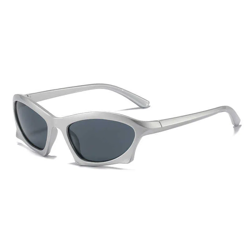 Sunglasses Irregular Sports Sunglasses Men Women Fashion Cycling Goggle Eyewear Luxury Brand Design UV400 Male Driving Shades G230214