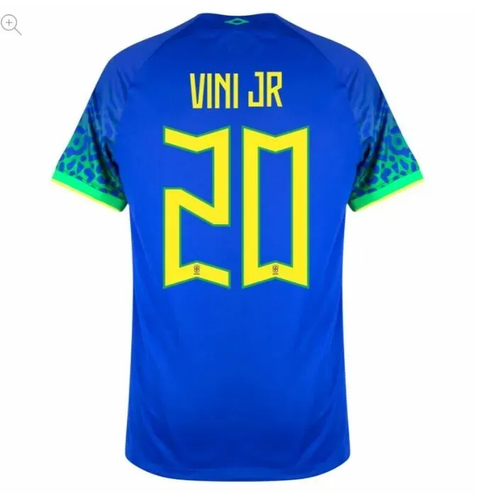 Brazil Yellow Soccer Jersey 2023 2024 Featuring VINI JR, L.PAQUETA