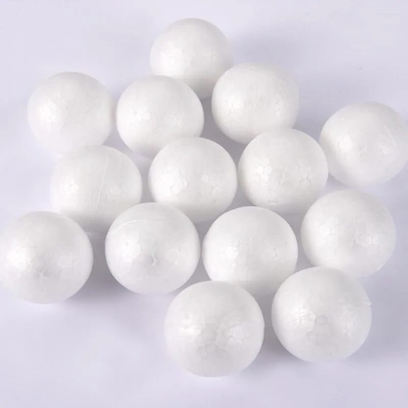 Party Decoration Styrofoam Craft Christmas Polystyrene Diy White Crafts Tree Round Smooth Spheres 9Cm Children Inch Baubles Ornaments Shapes