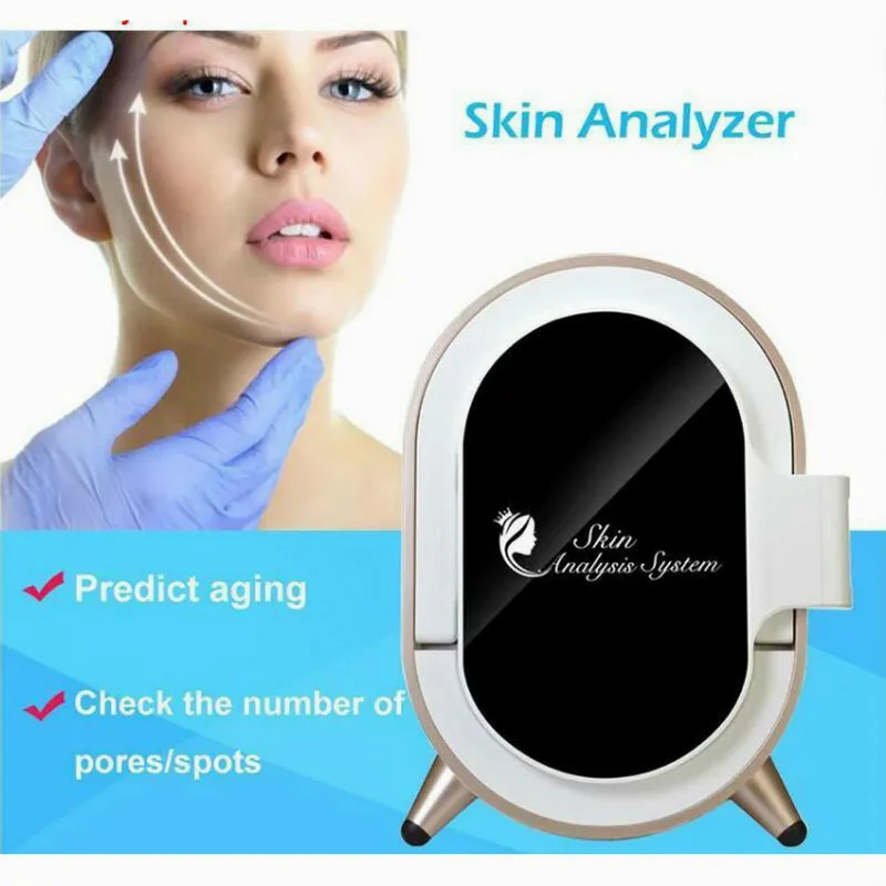 Skönhetsartiklar Magic Mirror Portable Skin Analyzer Machine/Skin Analys Device RGB/UV/PL