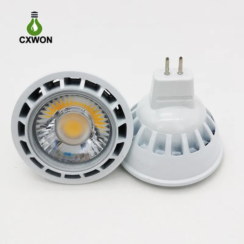 Ampoules LED COB pour projecteur, variable, E27, MR16, GU10, GU5.3, 3W, 5W, 110V, 220V, éclairage encastré