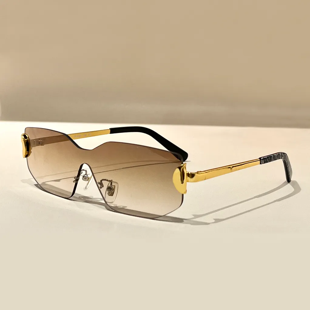 GOLD BROWN SAMEDLEST REMLANGES FOR MEN SHIELD نظارات شمسية مصممين Sonnenbrille Gafas de Sol UV400 حماية مع مربع