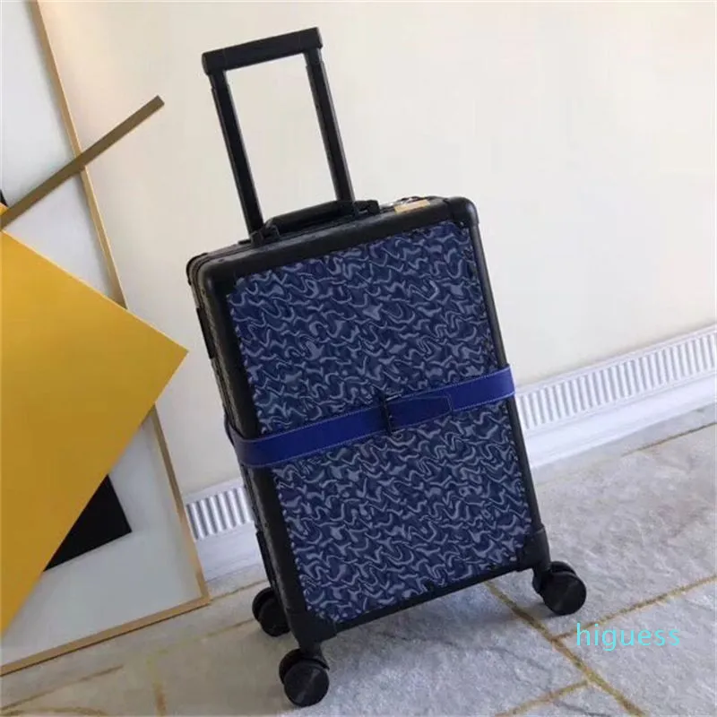 Trolley Koffer Canvas Leder 360 Grad Drehbare Rader Damen Herren Gepack Reisen 20 Zoll Universal Wheel Duffel Bags Von 359 05 DHgate