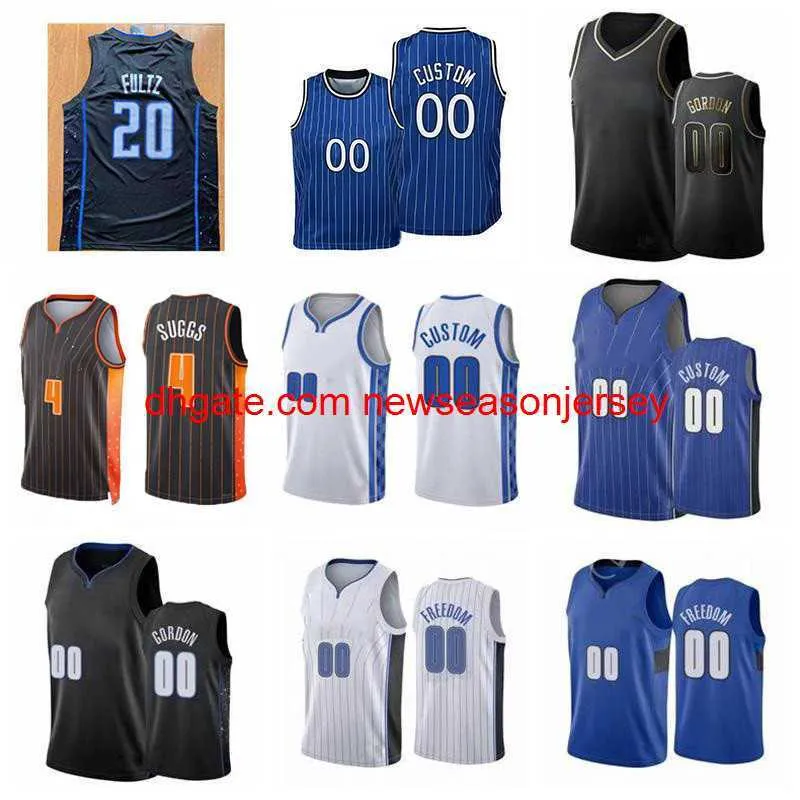 broderie cousue 2022 Maillots de basket-ball personnalisés Wendell Carter jr Franz Wagner Cole Anthony Jonathan Isaac Markelle Fultz Jalen Suggs Mo Bamba Chuma Okeke