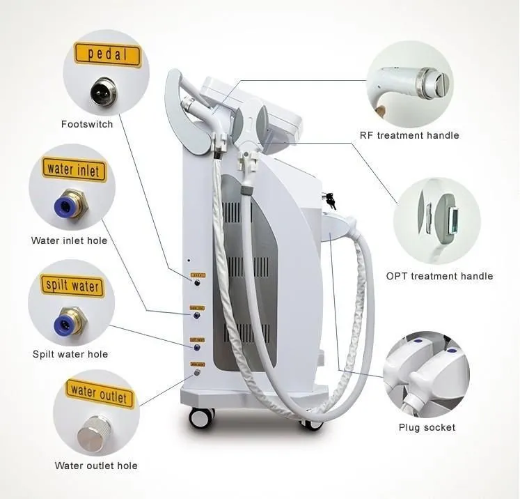 Guangzhou beauty equipment RL-F01 Nd yag laser Elight / IPL RF machine for sale