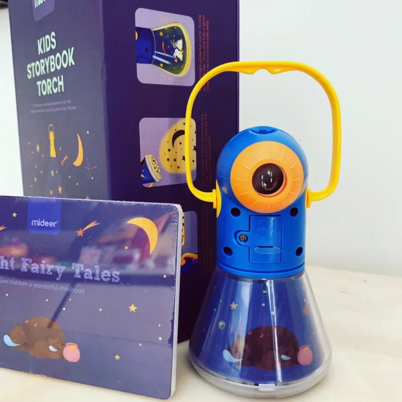 LED Light Sticks Storybook Torch Projector Sleep Light Kids Sky Light Up Baby Toys Kids Learning Education Toys for Children Birthday Present 230214