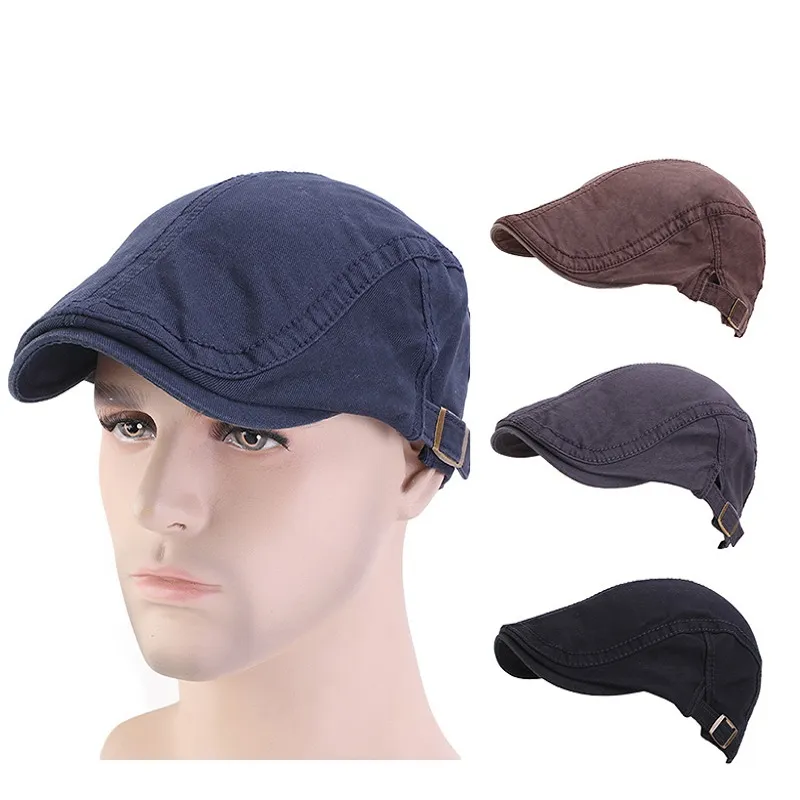 NOWOŚĆ MĘŻCZYZN BOTATS BAWECZNY KOPI WITROWY STREET Regulowany newsboy Beret Hat Hat Vintage Hats Klasyczne płaskie czapki malarzowe czapki