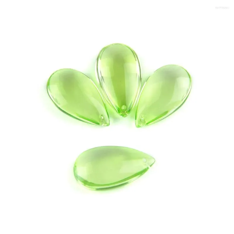 Chandelier Crystal 38mm/50mm Lt.green Water Drop Prisms For Lighting Suncatcher Ornament Lamp Hanging Decoration