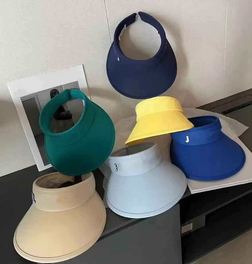 Set sciarpa cappello Visiera estiva moda sport cappello a cilindro vuoto Cappello da esterno casual designer spugna comoda palla da tennis