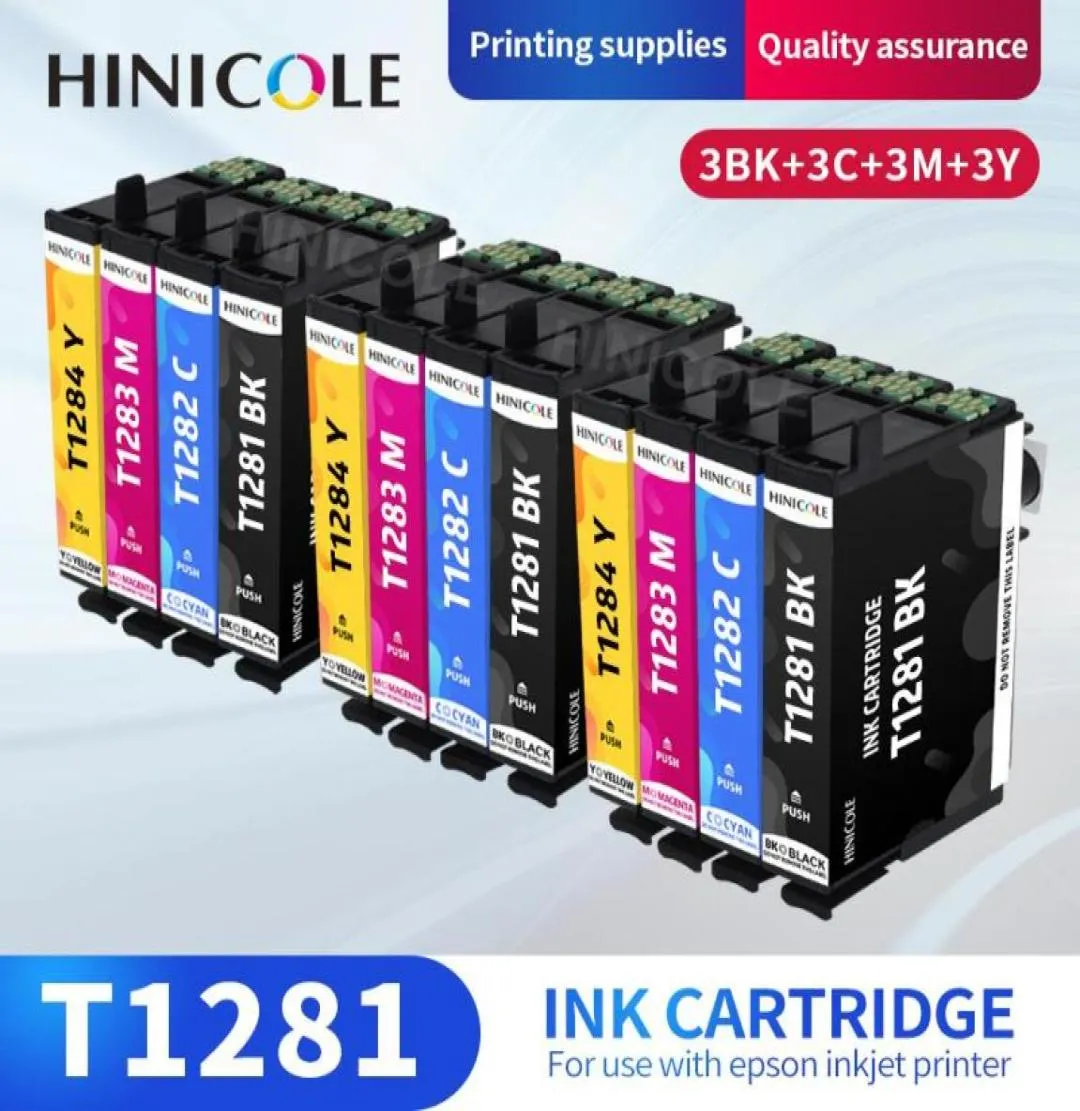 For T1281 To T1284 Ink Cartridge Stylus SX125 SX235W SX435W SX425W BX305F BX305FW Printer With Full Cartridges7401034