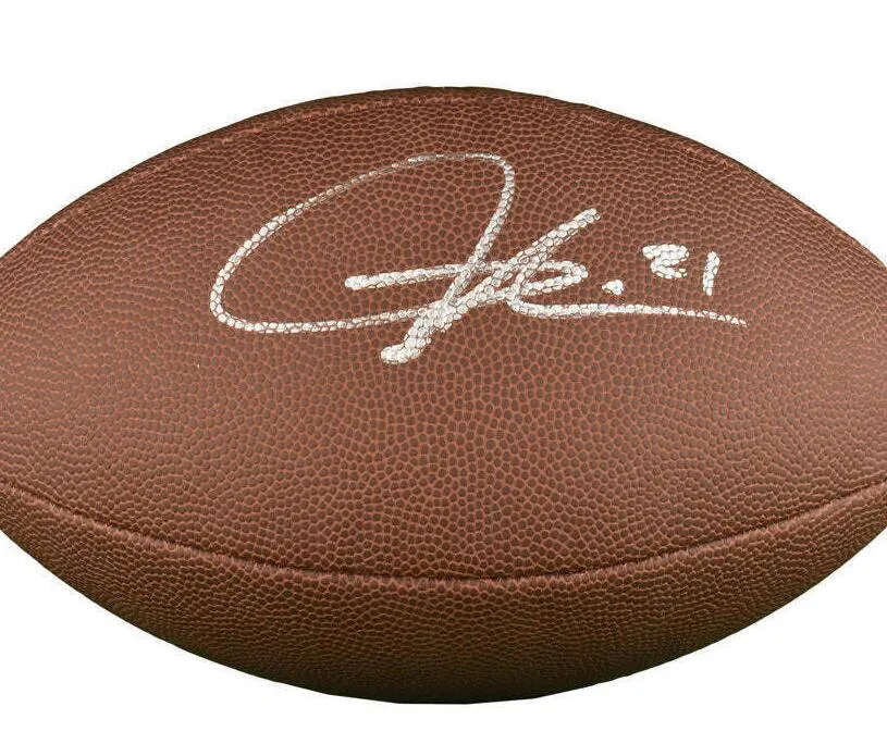 Tomlinson Darius Slay Stafford Mariota Johnson Winslow McCaffrey Polamalu Gesigneerde ondertekende ondertekende Signaturer Auto Atograph Collectable Football Ball