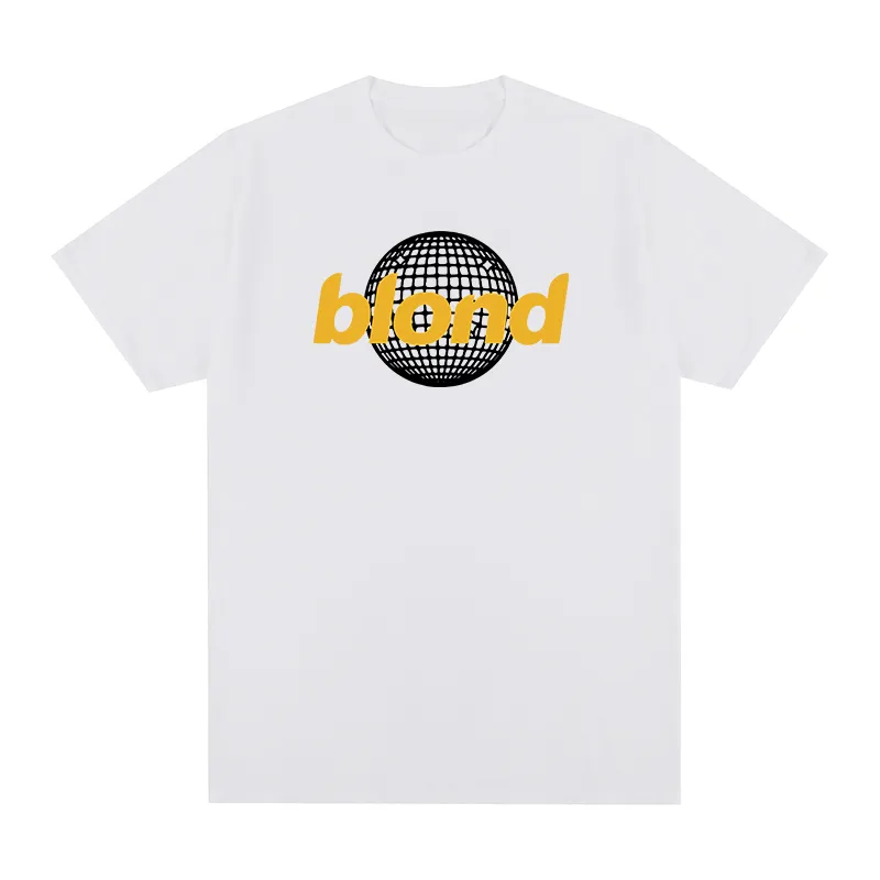 Men's T -skjortor Blond Hip Hop T -shirt Frank Rapper Cotton Men T -shirt tee tshirt Womens Tops 230215