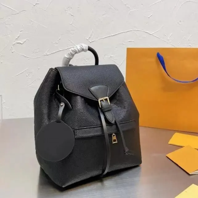 M45205 حقيبة ظهر نمط المرأة Empreinte جلد الكتف حقيبة مدرسية محفظة Luxurys مصمم على ظهره المرأة حقيبة ساع حقيبة M45501