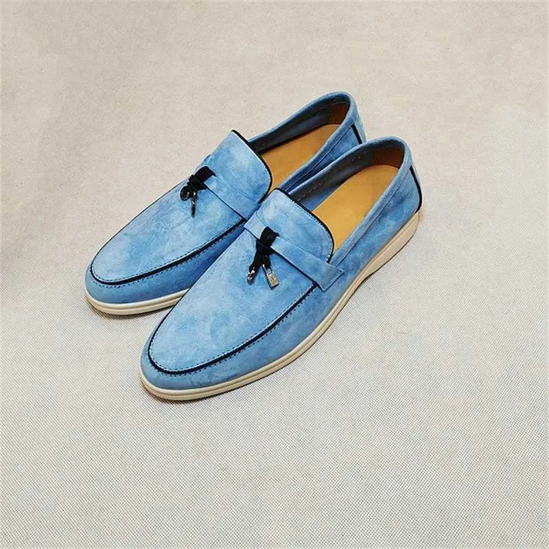 Desiner Loropiana Shoes Online Four Seasons Leisure Shallow Mouth Couple Lp Bean Shoes Student Matching Skirt Flat Tofu Shoes Large Package