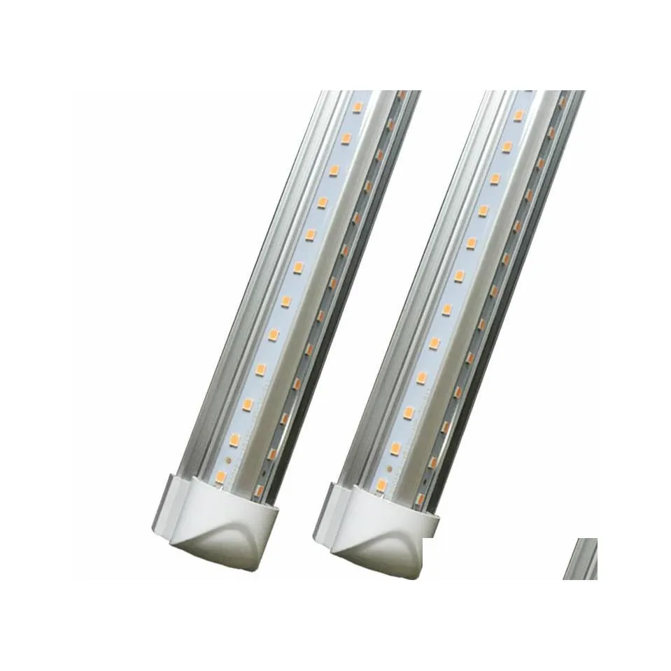 Rurki LED 4 stóp 5 stóp 6 stóp Lights zintegrowane oprawy oświetleniowe rurki VSKAPED 4 Row LED SMD2835 100LM/W ZAKOŃCZENIE W SKADY 2 -Stopy DHZWK 2 stóp.