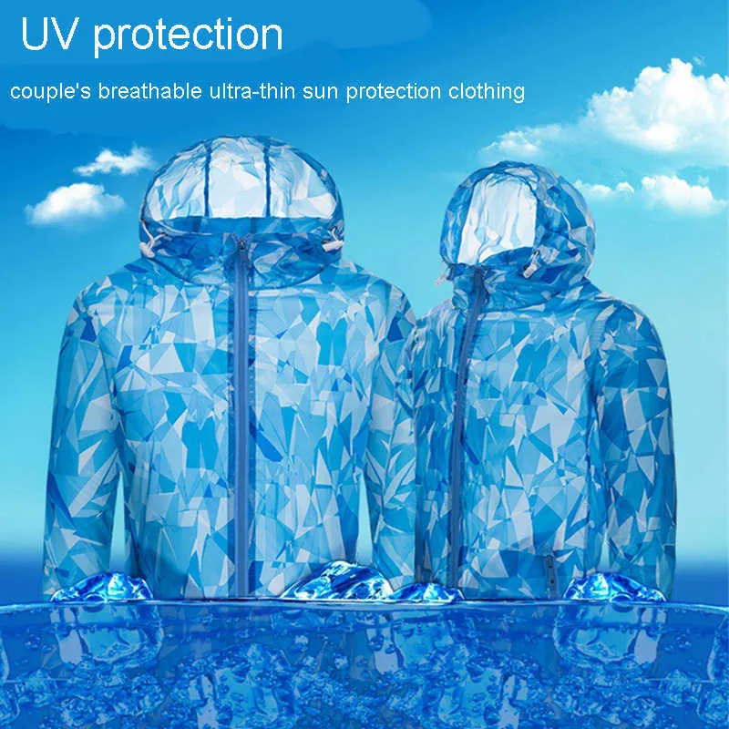 Outdoor T-Shirts Summer Women Ice Silk Sun Protection Clothing Long Sleeve Breathable Quick Dry Skin Windbreaker Outdoor Camping Hiking UV Jacket J230214