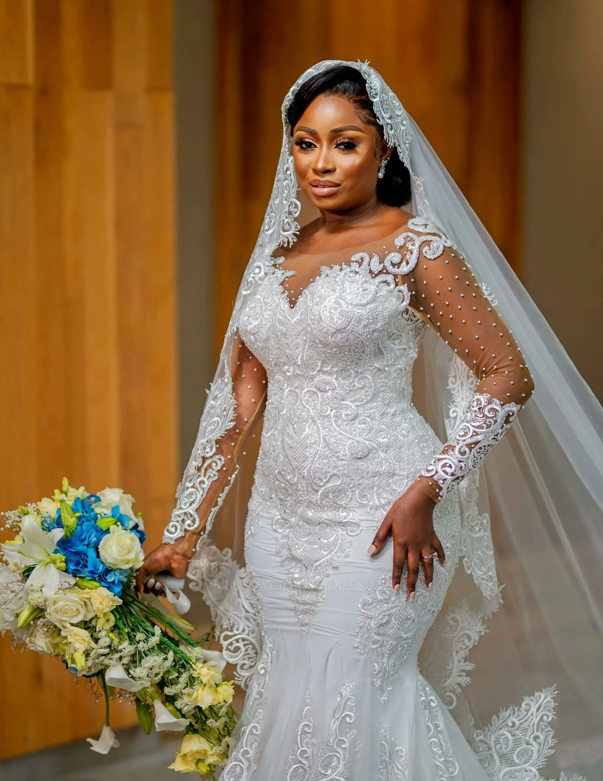 2020 Robes de mariee sirene en dente