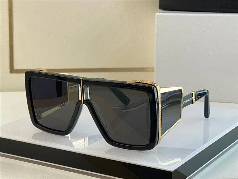 Nowe przybrzeżne okulary fabryczne w stylu mody Męse Oversize Okulary przeciwsłoneczne dla kobiet Big Square Anti Ultraviolet Unikalny i indywidualny projekt SungoD Glass BPS-107B
