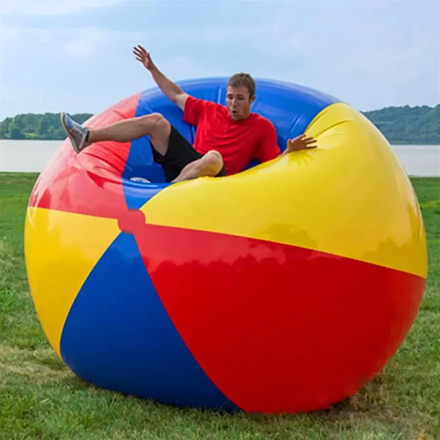 100% nuovo, gigante pallone da spiaggia arcobaleno grande pallone