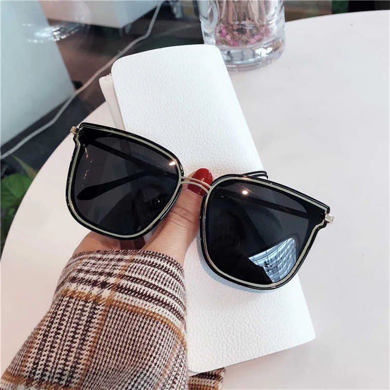 Sunglasses MS New Rimless Women Fashion Polarized Sunglasses Imitation Rhinestones Gradient Color UV400 Fashion Eyewear G230214