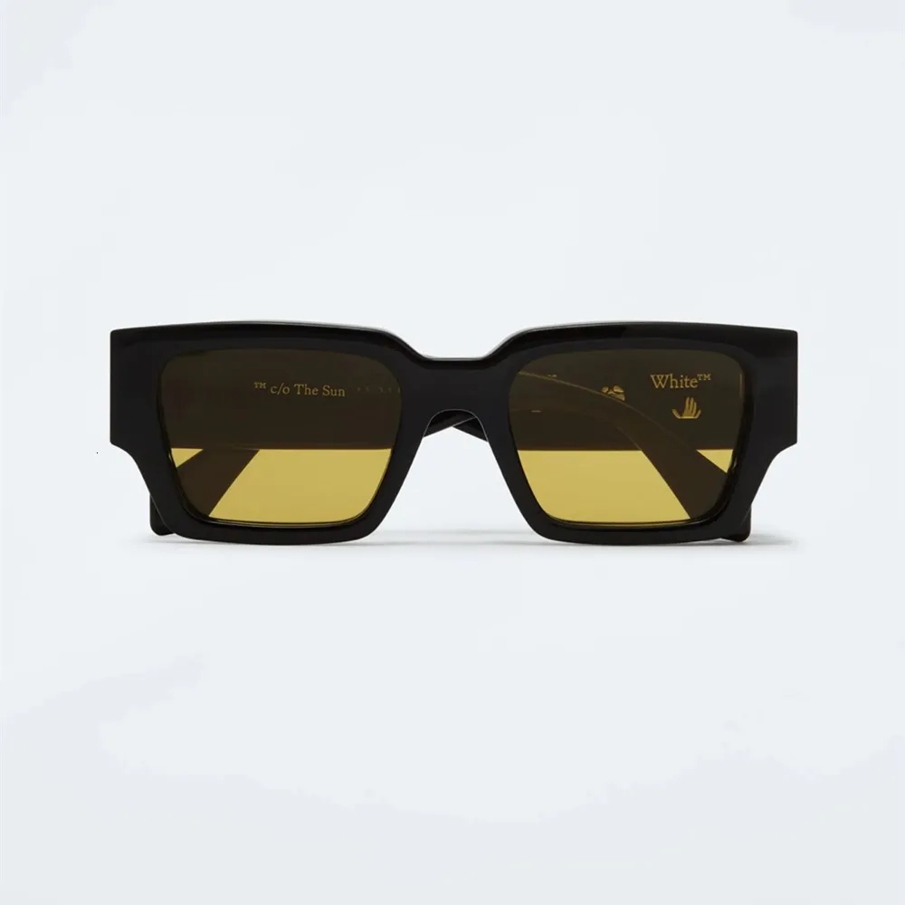النظارات الشمسية Kuzma الكلاسيكية قبالة نظارة شمسية مستطيلة مستطيلة للرجال UV400 العدسة التي تقود نظارات العين النساء أسيتات نظارات كبيرة بيضاء 230215