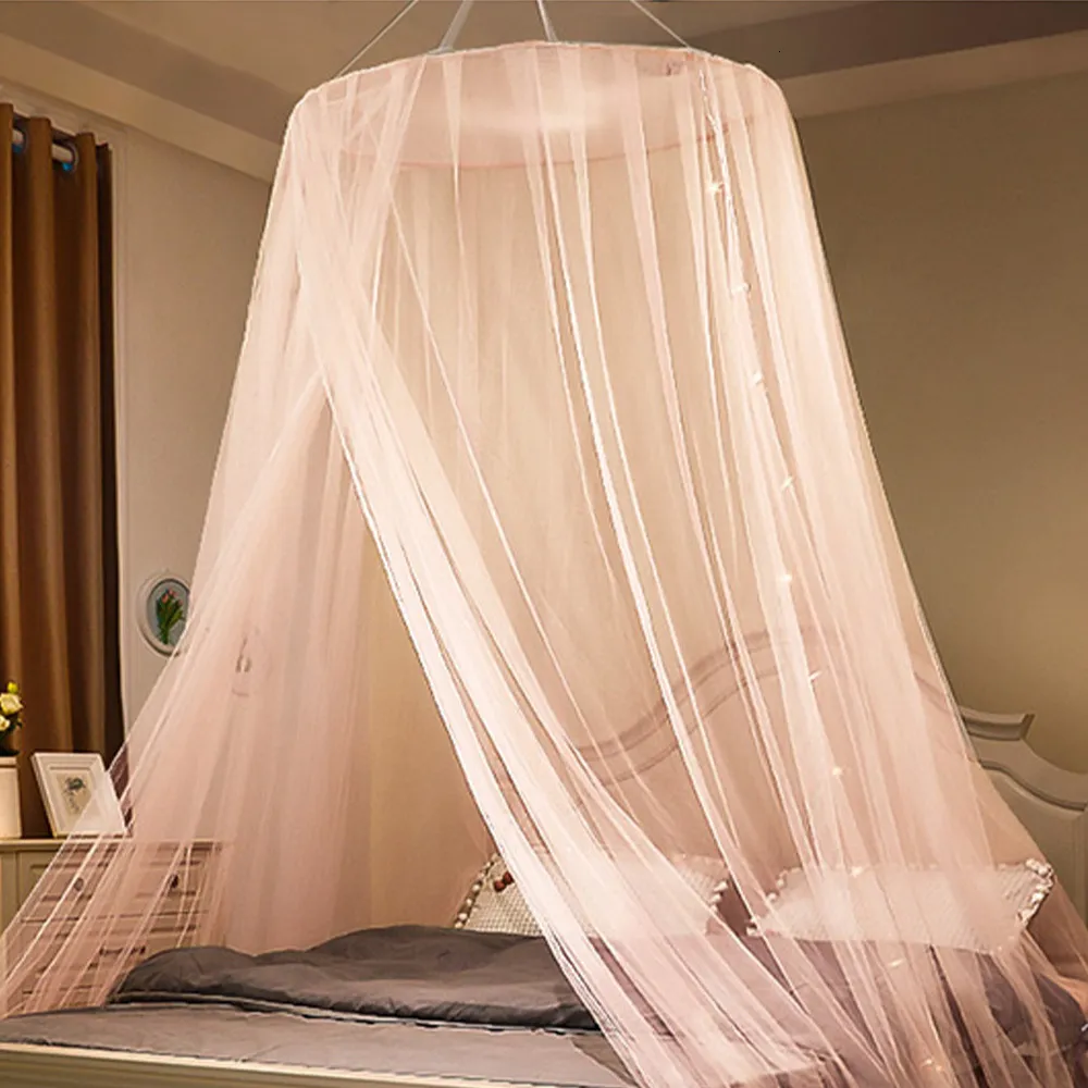 RIYDH Tenda da letto a baldacchino per letto matrimoniale per adulti e bambini, tenda portatile da sogno per interni, 70% oscurante, con 3 porte, traspirante, grande spazio tende