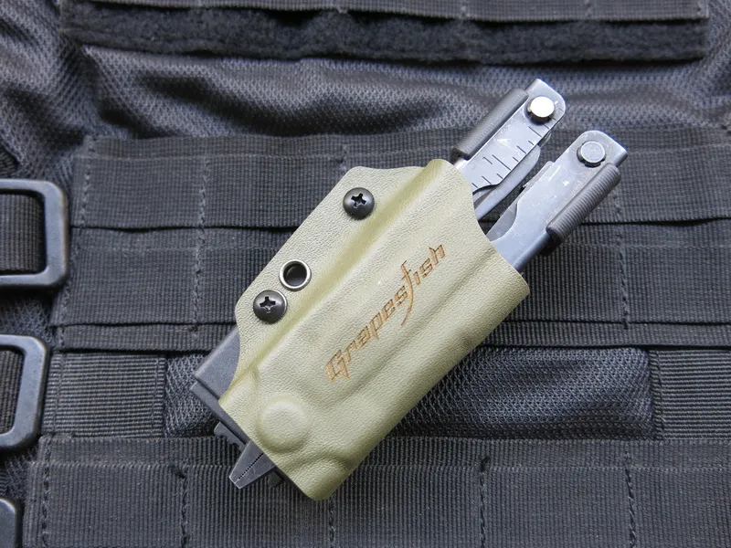 Grapesfish Sports Outdoor Gadgets GB MP600 플리어 멀티 도구 KYDEX SHEATH EDC Multitools Tactical Combat Speed ​​Belt와 Clip K Scabbard