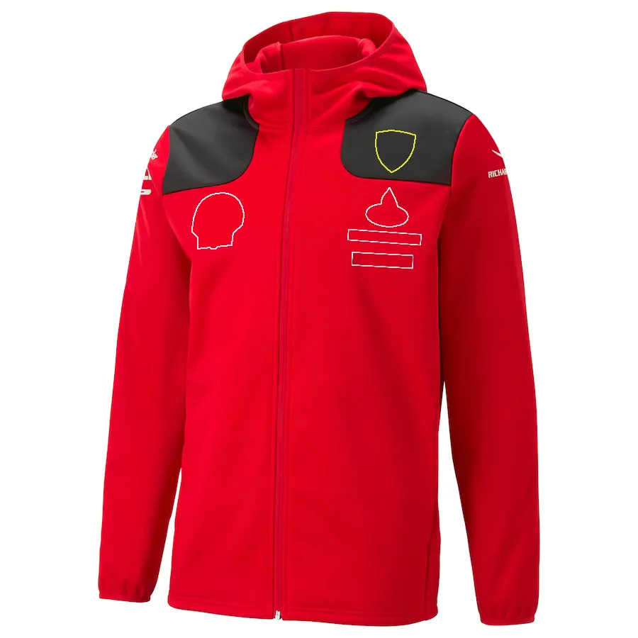 2023 Ny F1 Team Zipper Jacka Formel 1 Hoodie Sportwear Outdoor Men's Jacket Casual Spring and Autumn Windproof Hooded JAC2313