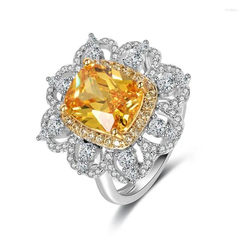 Кластерные кольца для женщин S925 Sterling Classic Vintage Royal Vbodility