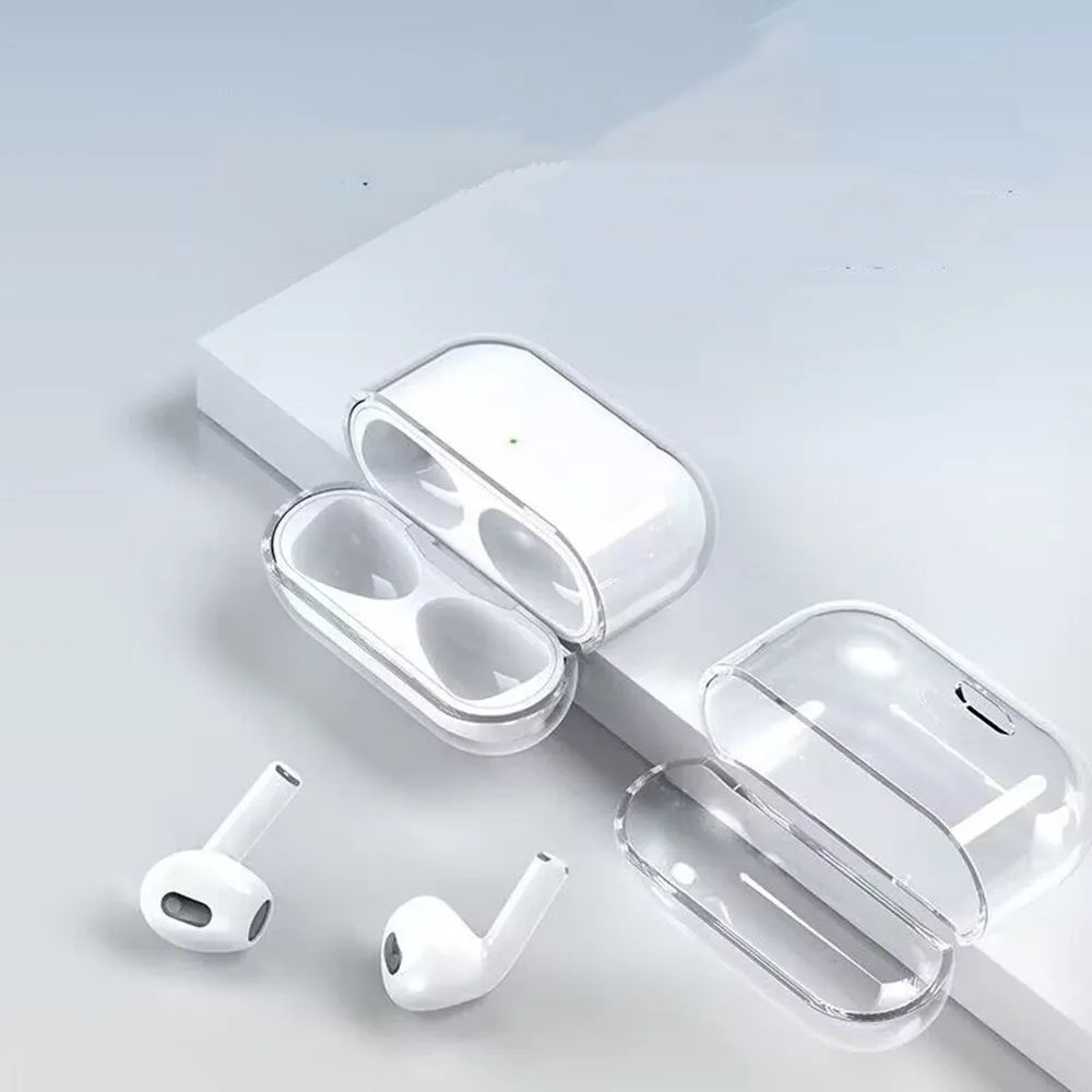 Para AirPods Pro 2 Air Pods 3 fones de ouvido Airpod Bluetooth Acess￳rios para fones de ouvido s￳lido Silicone Capa protetora de prote￧￣o Apple Wireless Caixa de choques de choques 2ﾺ estojo