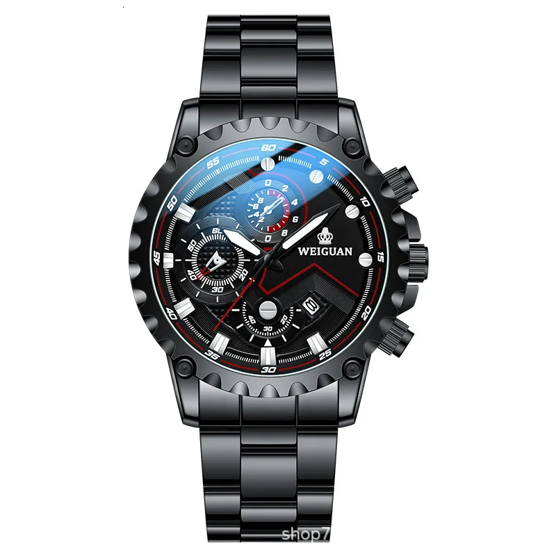 Montres-bracelets hommes d'affaires montre de luxe en acier inoxydable hommes montres bouton poussoir fermoir caché étanche lumineux sport montres-bracelets 230215