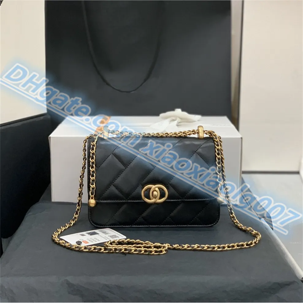 Originale borsa di design di alta qualità in pelle di pecora Borse a tracolla patta borsa moda borse messenger borsa da donna in pelle stile classico