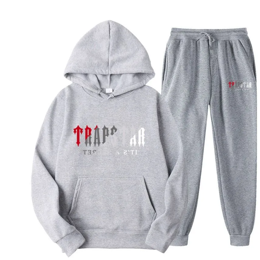 Diseñadores para hombre Chándales Jogger Ropa deportiva Casual Sweatershirts Pantalones de chándal Streetwear Pullover TRAPSTAR Fleece Sports Suit