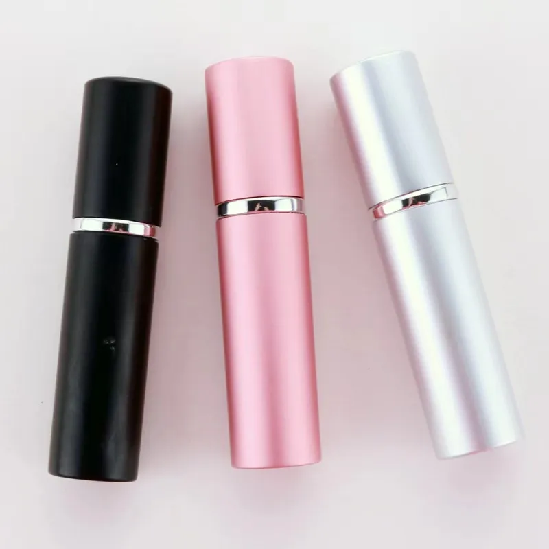 Party Favor 5ml Perfume Atomizer Bottle Portable Mini Aluminum Refillable Spray Perfume Bottles Makeup Containers For Traveler C2