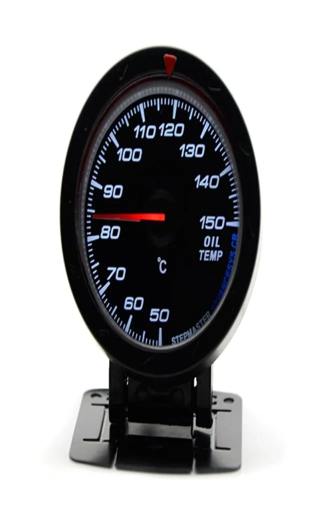 Car Gauge Meter Oil Temp Temperature Double Zero Gauges 25 Inch 60MM