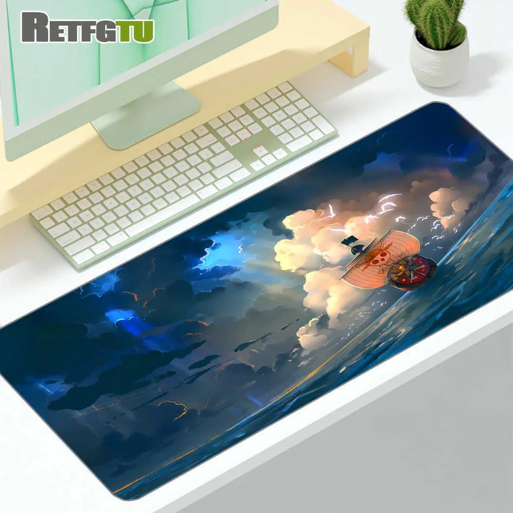 Mouse Pads Wrist Rests XXl One Piece Japan Anime Rubber Mouse Mat Pad Gaming Mouse Pad Speed Keyboard Mouse Mat Laptop PC Desk Pad T230215