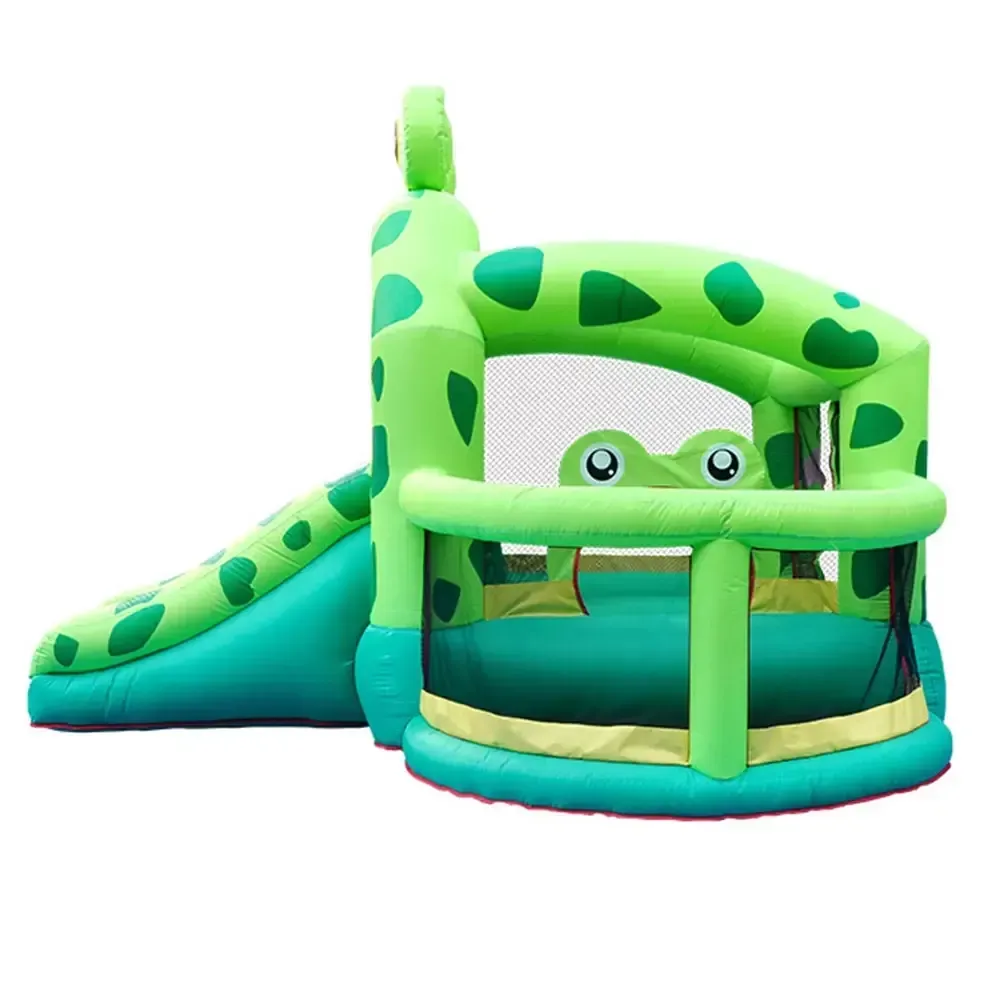 Kids Inflatable Bounce House Oxford Mini Bouncy Castles With Slide Yard Jumper Bouncer Outdoor games Indoor And Blower with blower free ship