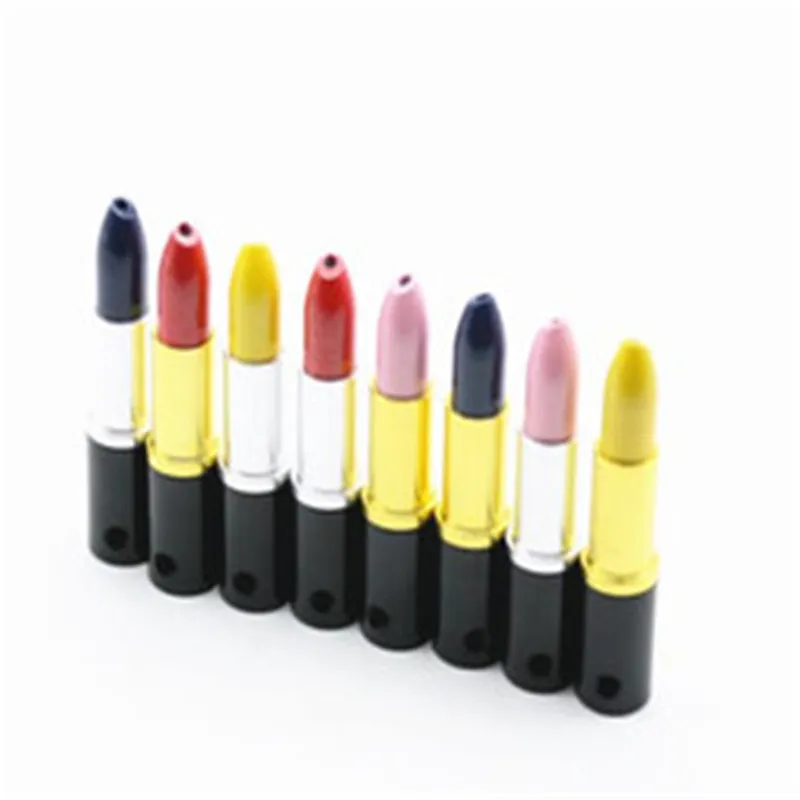 Polychromatic Selection of New Aluminium Alloy Lady's Lipstick Pipe